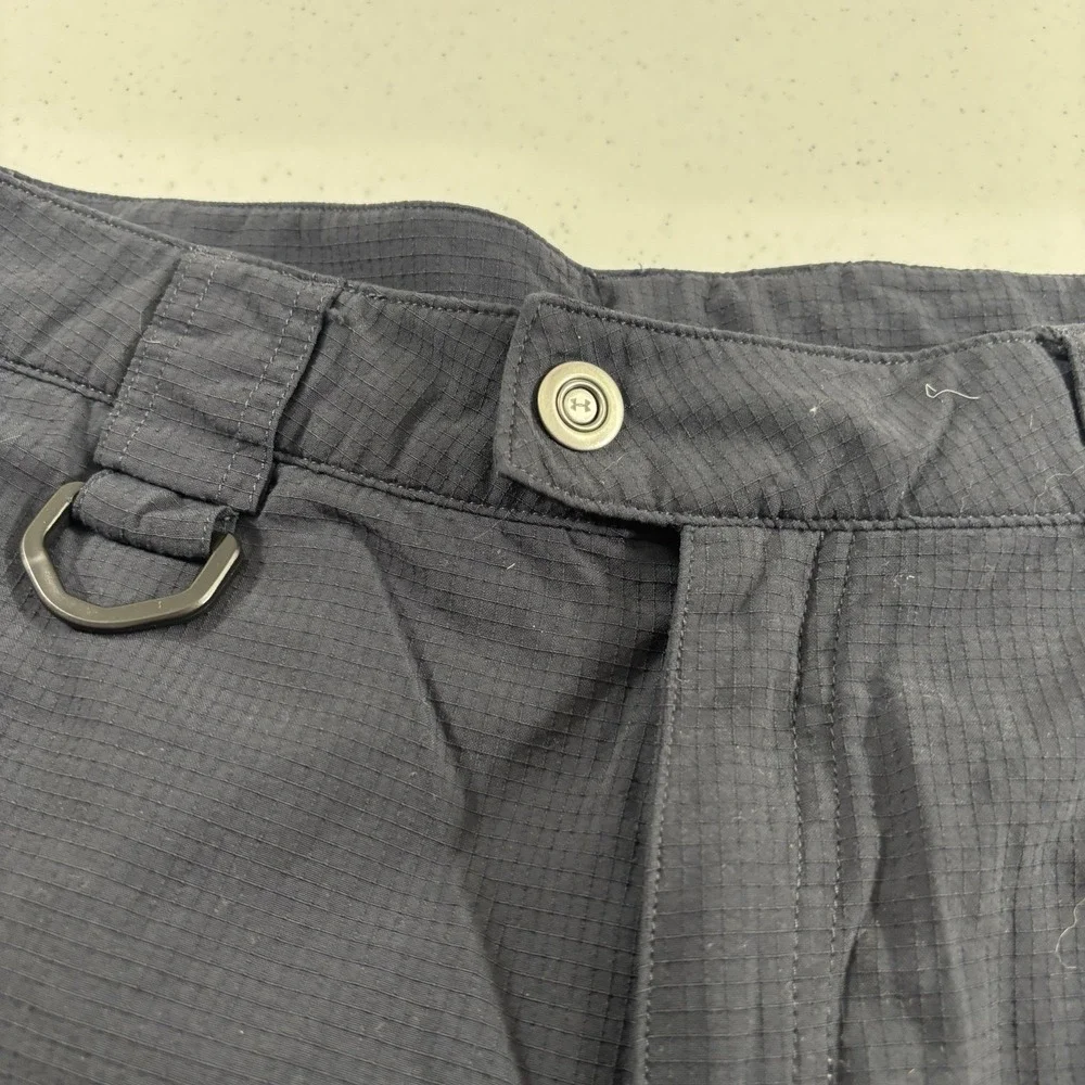 Under Armour Pants Mens 36x30 Black Elite Tactical Cargo Ripstop Security Police
